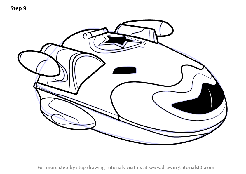 843x596 Learn How To Draw Jet Pad From Go Jetters (Go Jetters) Step By