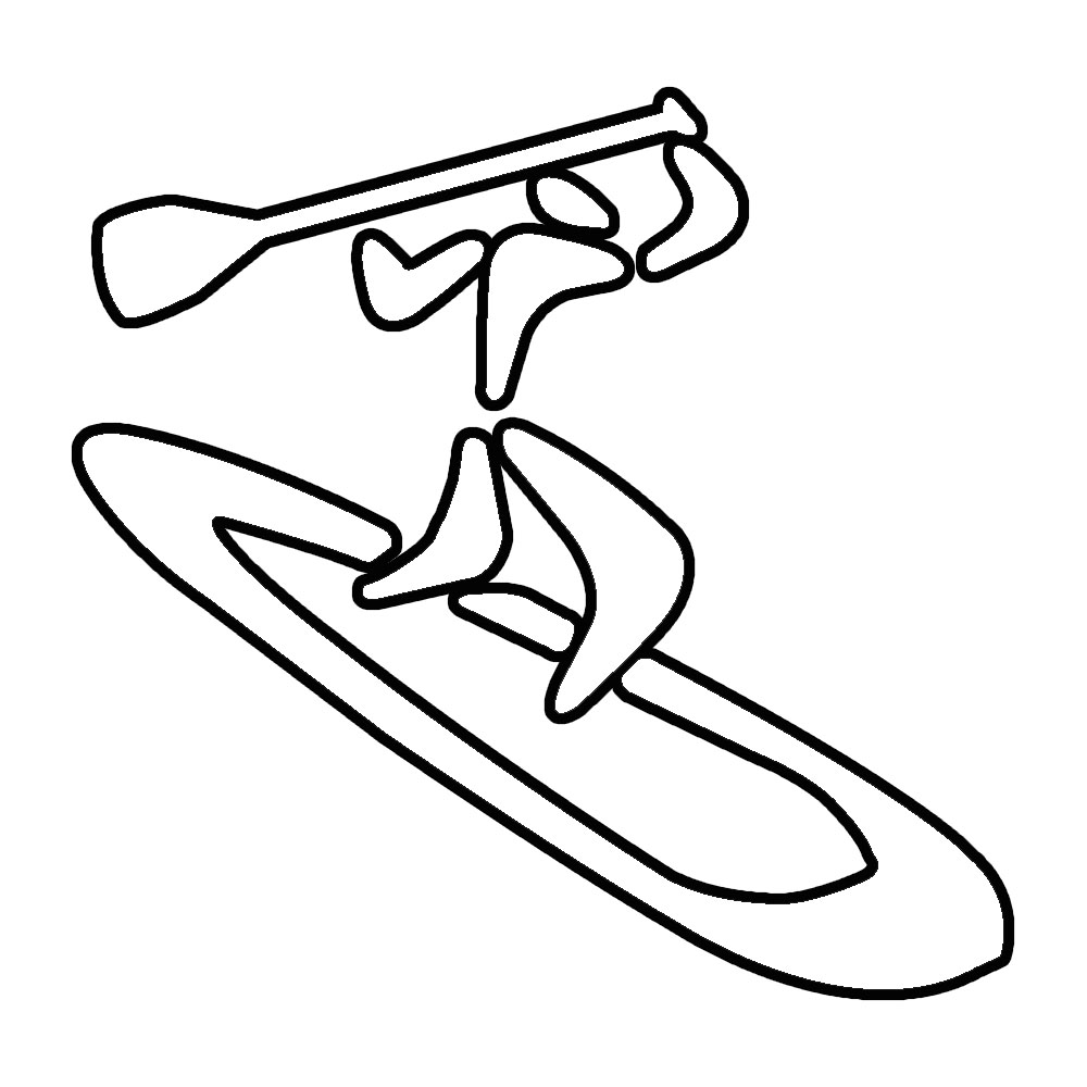 1000x1000 Tribal Stand Up Paddle Board Decal Vinyl Sticker (Light Colors) Ebay