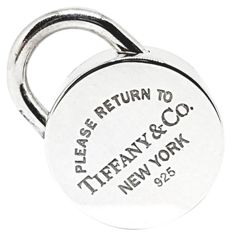749x764 Tiffany Amp Co. Round Return To Padlock Pendant Necklace Charm