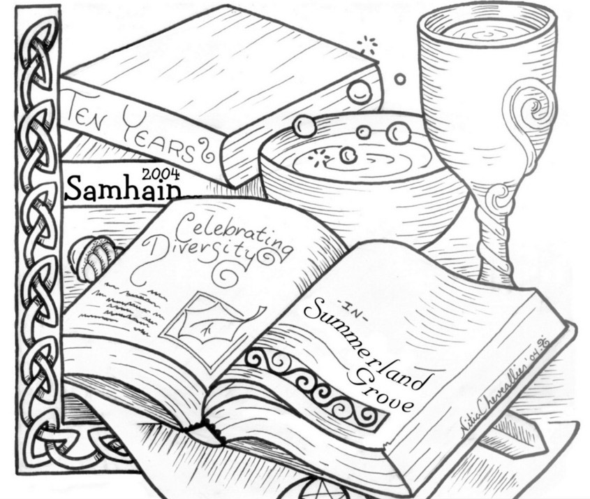 845x714 T S Design For Pagan Church By Draconisferret