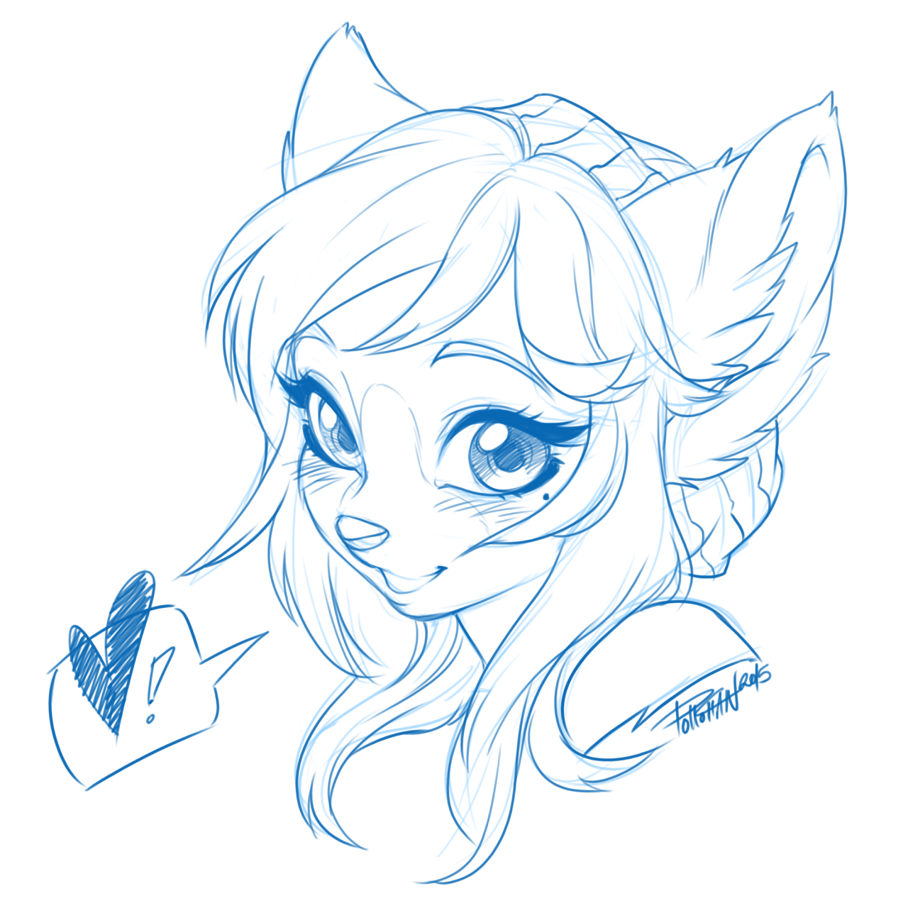 1280x1280 Pollo Chan My Paid Batch Of Head Shot Sketches That I Did