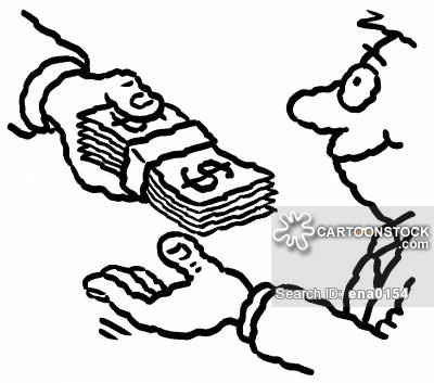 400x353 Cash In Hand Cartoons And Comics