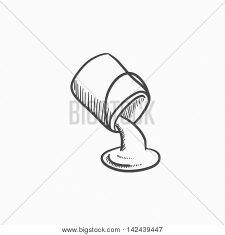 450x470 Paint Pouring Bucket Vector Sketch Vector Amp Photo Bigstock