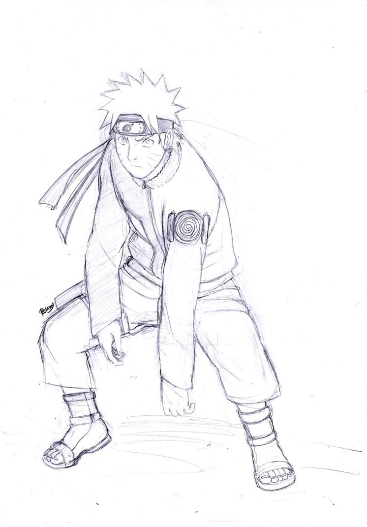 746x1071 Naruto Sketch 1 By Renny08