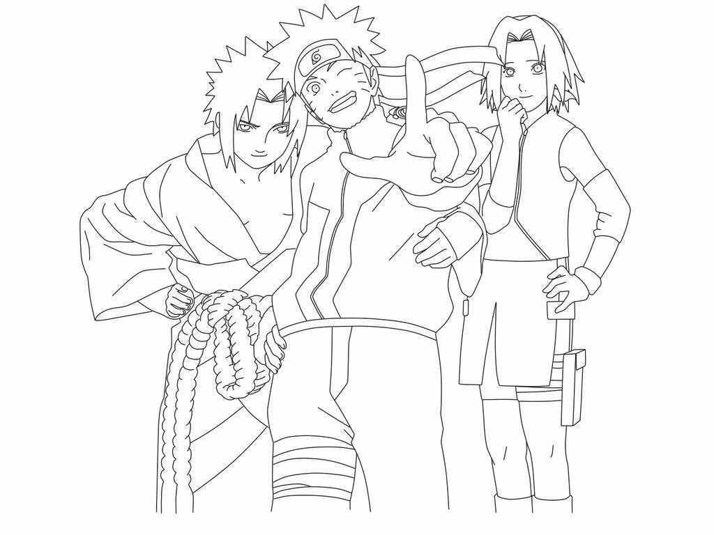 1024x768 Pain Naruto Coloring Pages