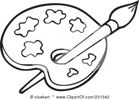 450x324 Paint Brush Coloring Page Painting Coloring Pages Top Paintbrush