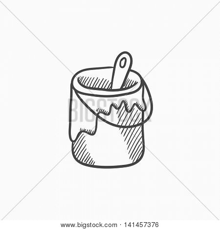 450x470 Paint Brush Paint Tin Vector Vector Amp Photo Bigstock
