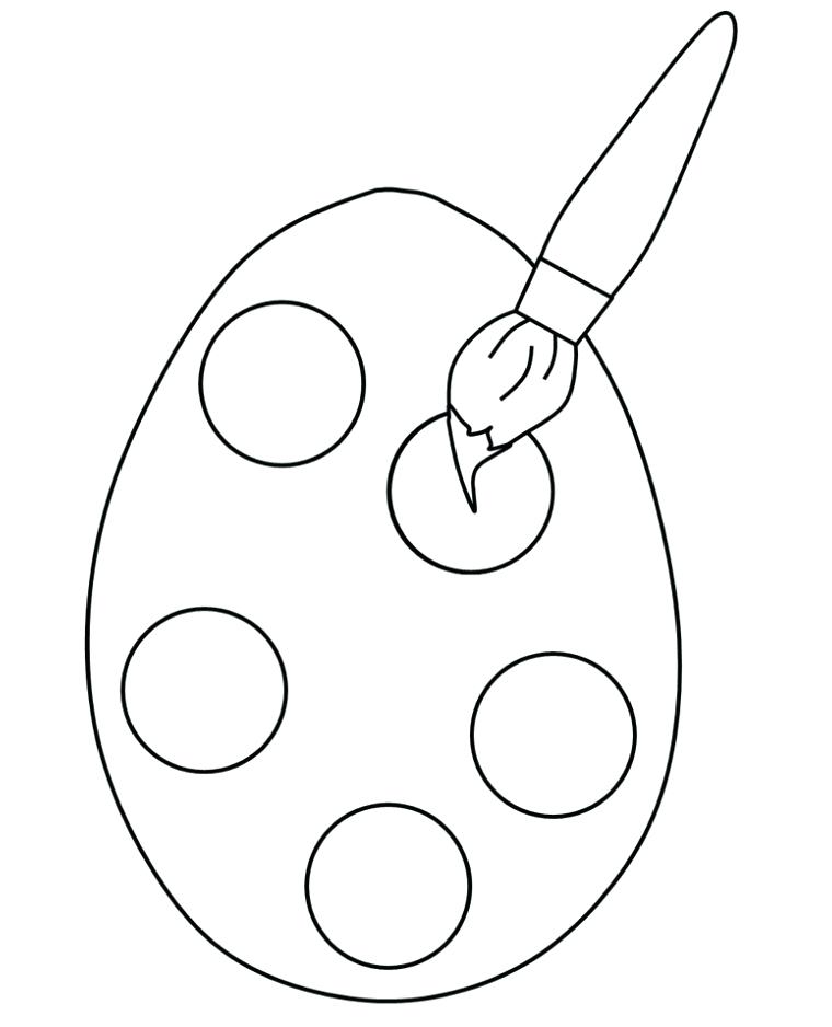 760x938 Paint Brush Coloring Page