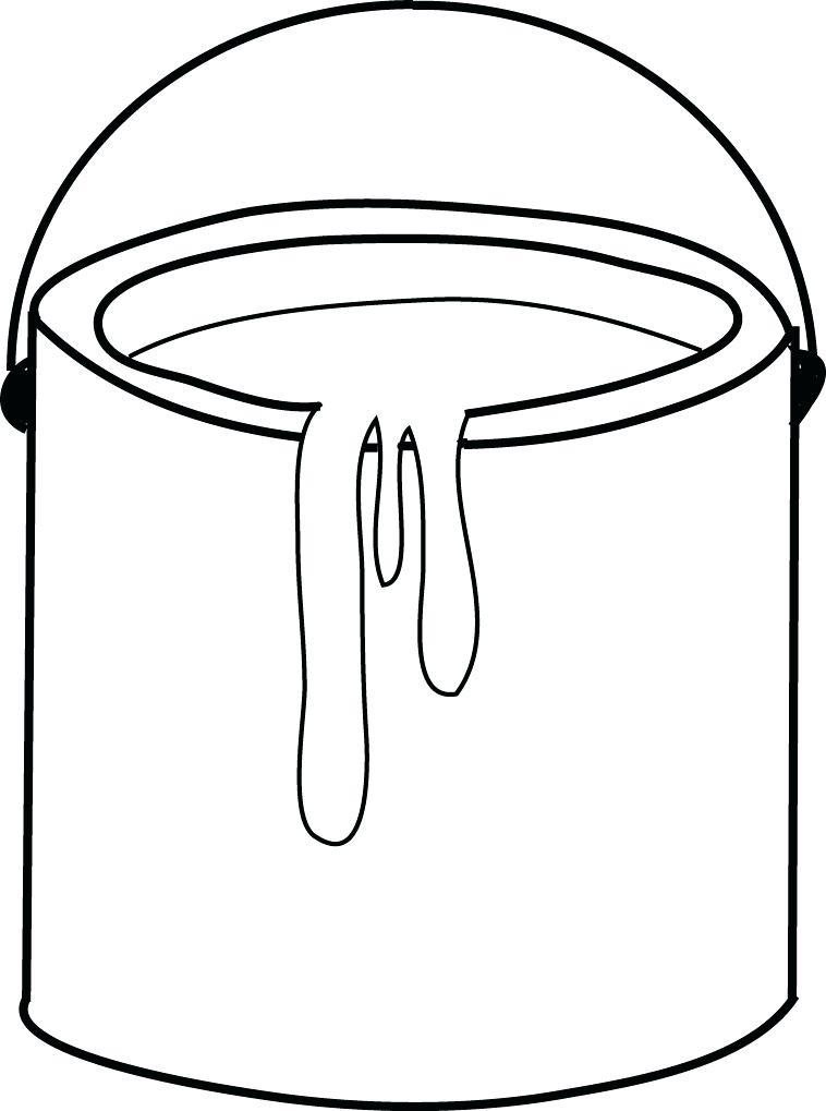 758x1019 Paint Can Coloring Page
