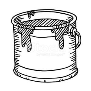 300x300 Sketch Paint Can Stock Vectors