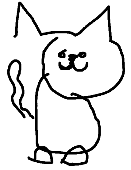 427x554 Draw A Cat In Ms Paint With Your Eyes Closed!