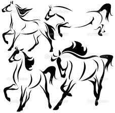 227x223 Resultado De Imagem Para Can Stock Clipart Cavalos Diversos