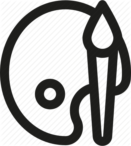 460x512 Art, Brush, Design, Drawing, Paint, Painting, Palette Icon Icon