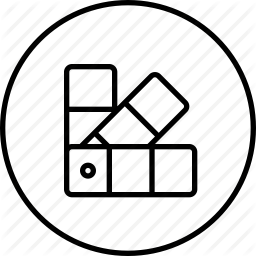 256x256 Brush, Color, Drawing, Paint, Palette, Theme, Tool Icon Icon