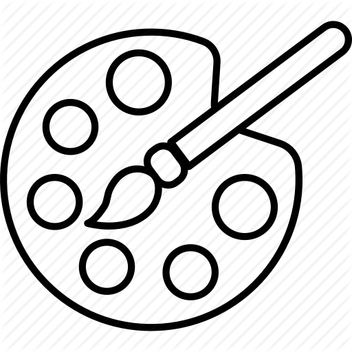 512x512 Brush, Drawing, Paint, Painting, Pallete Icon Icon Search Engine