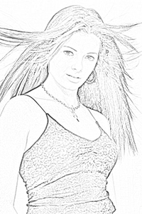 200x300 Paint Shop Line Art Demonstrates How To Convert A Photograph Into