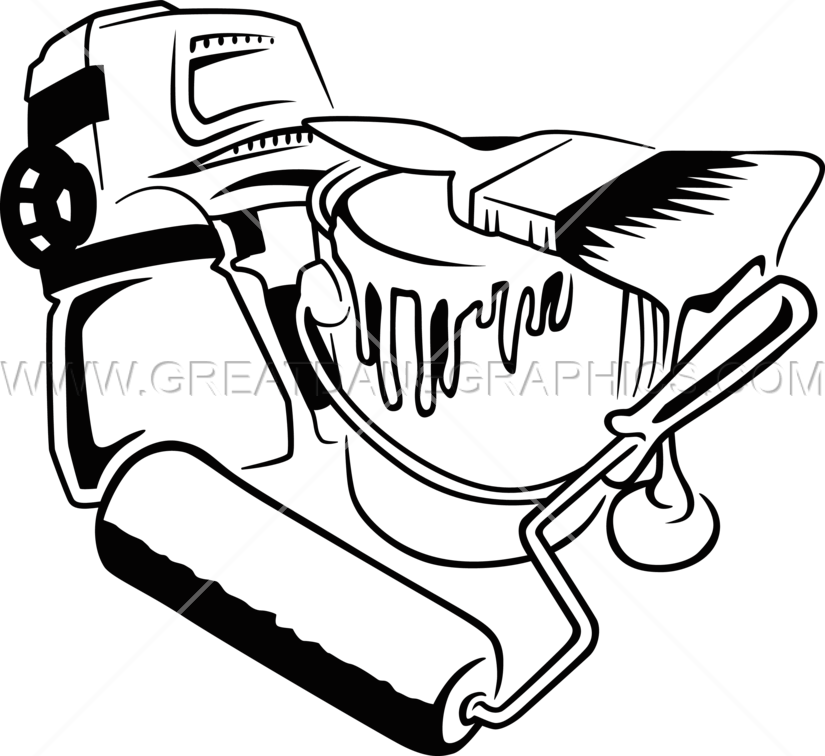 825x756 Paint Supplies Splatter Production Ready Artwork For T Shirt