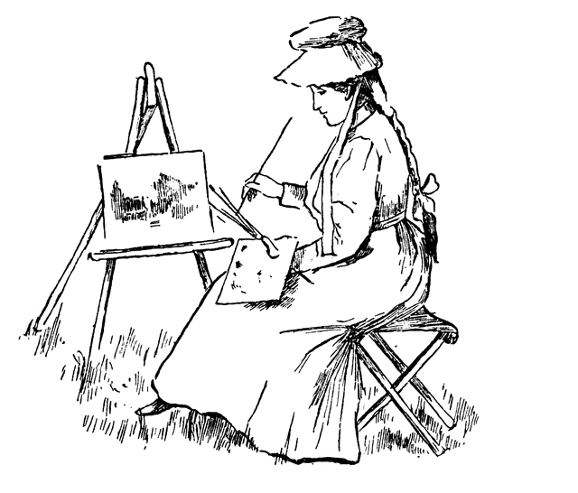 640x546 Painter Clipart Etc