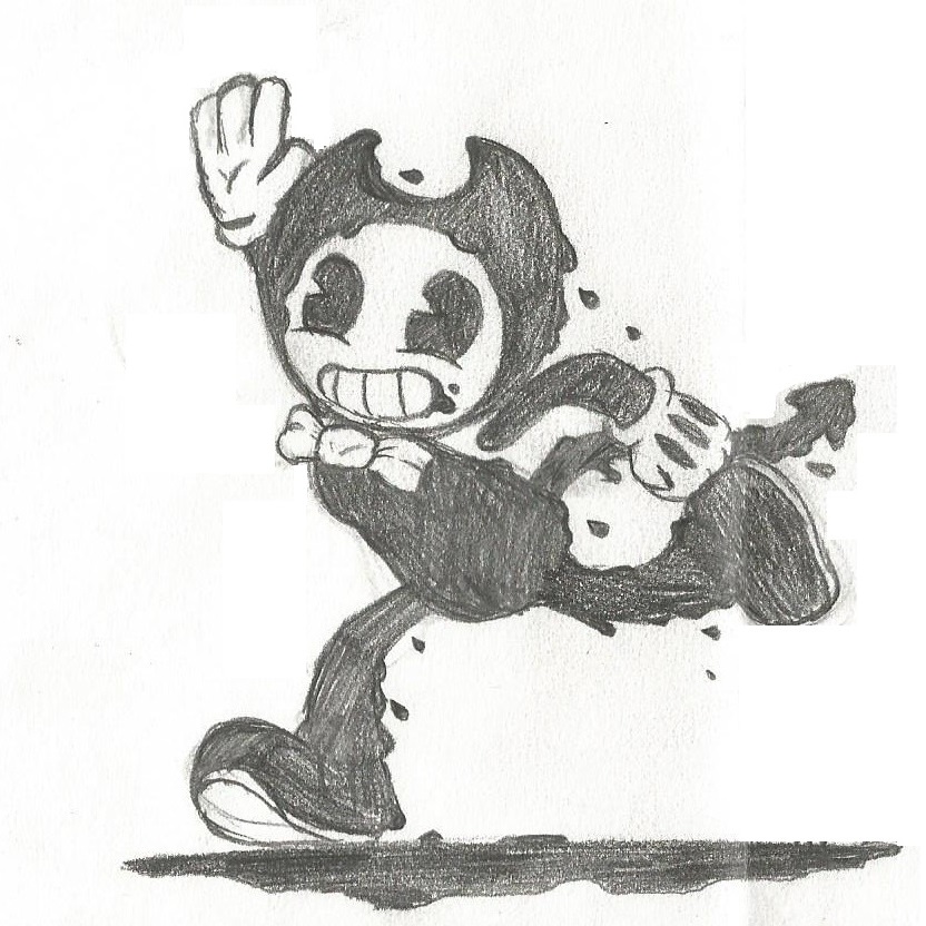 832x832 Bendy The Dancing Demon (Drawing) By Olone Painter