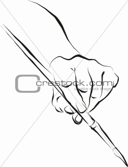 262x340 Image 2006739 Hand Painting Brush From Crestock Stock Photos