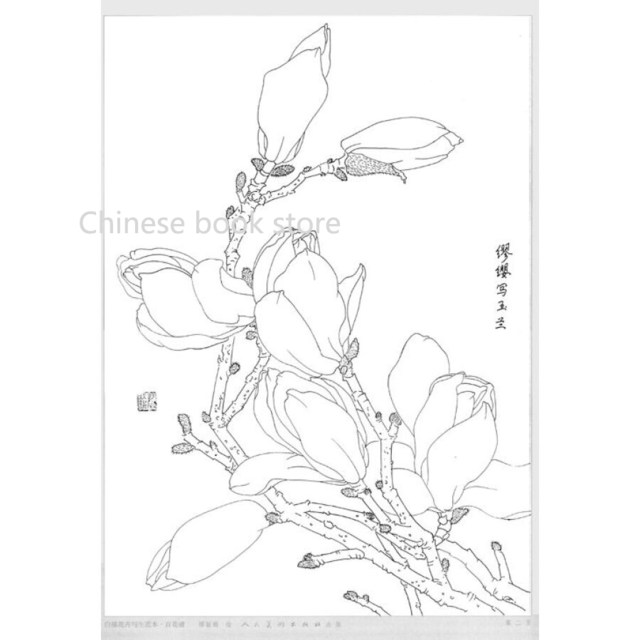 640x640 Online Shop Chinese Painting Drawing Template Book Sketch Paint