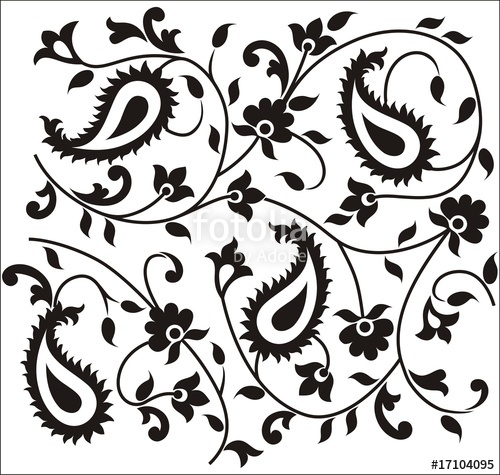 Paisley Design Drawing at GetDrawings | Free download