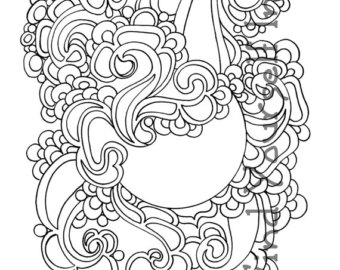 340x270 Paisley Drawing Etsy