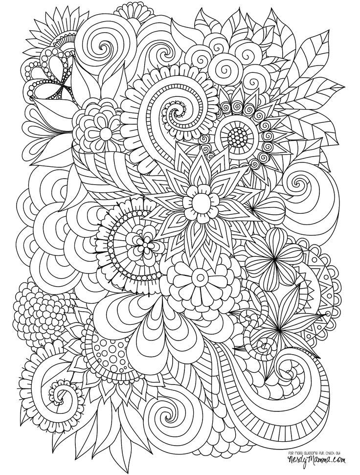736x971 Adult Coloring Pages Printable Magic Garden Or Flowers Or Paisley