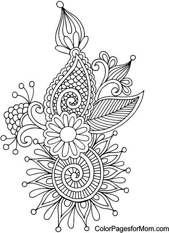 547x753 Paisley Owls To Coloring