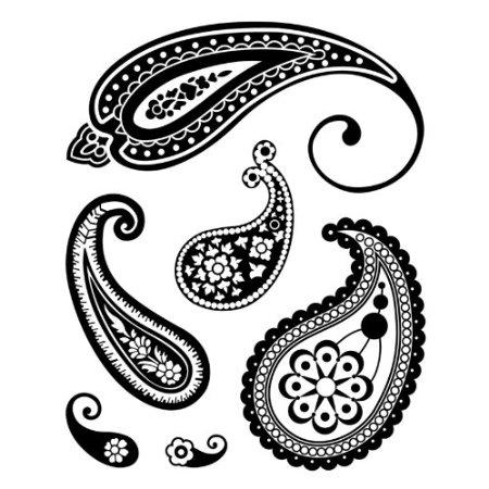 Paisley Line Drawing at GetDrawings | Free download