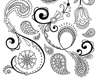 Paisley Pattern Drawing at GetDrawings | Free download