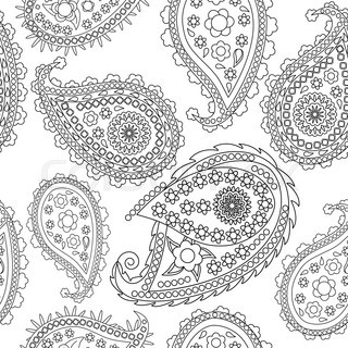 Paisley Pattern Drawing at GetDrawings | Free download