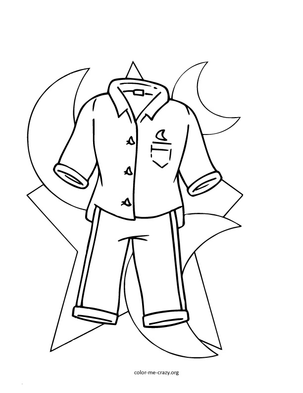 612x792 Pajama Coloring Pages Girls Favorite Things Coloring Pages