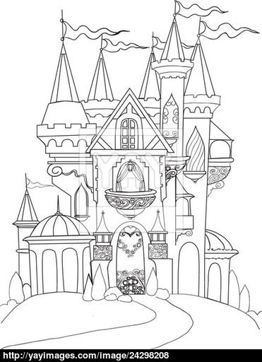 371x512 Color Book Palace Fairy Tale Image