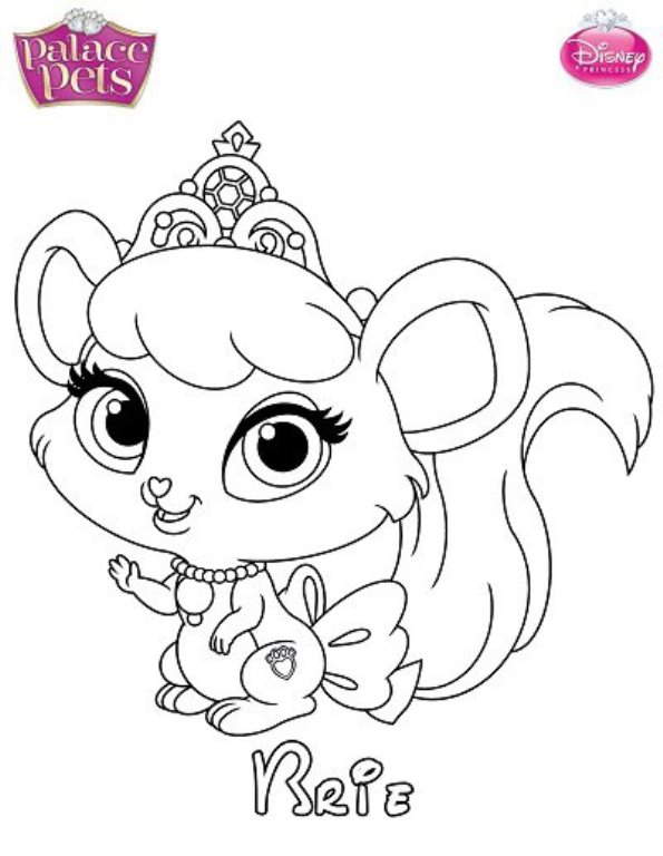 595x768 Kids N 36 Coloring Pages Of Princess Palace Pets