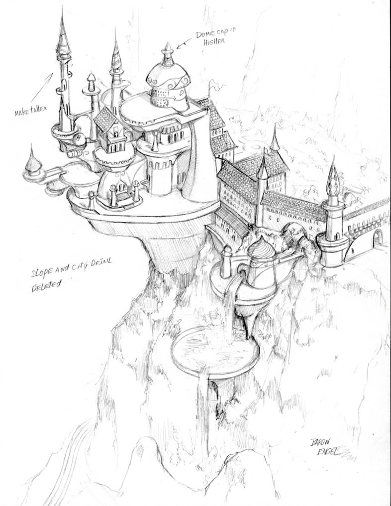 786x1016 Canterlot Palace Aerial View 01 By Baron Engel