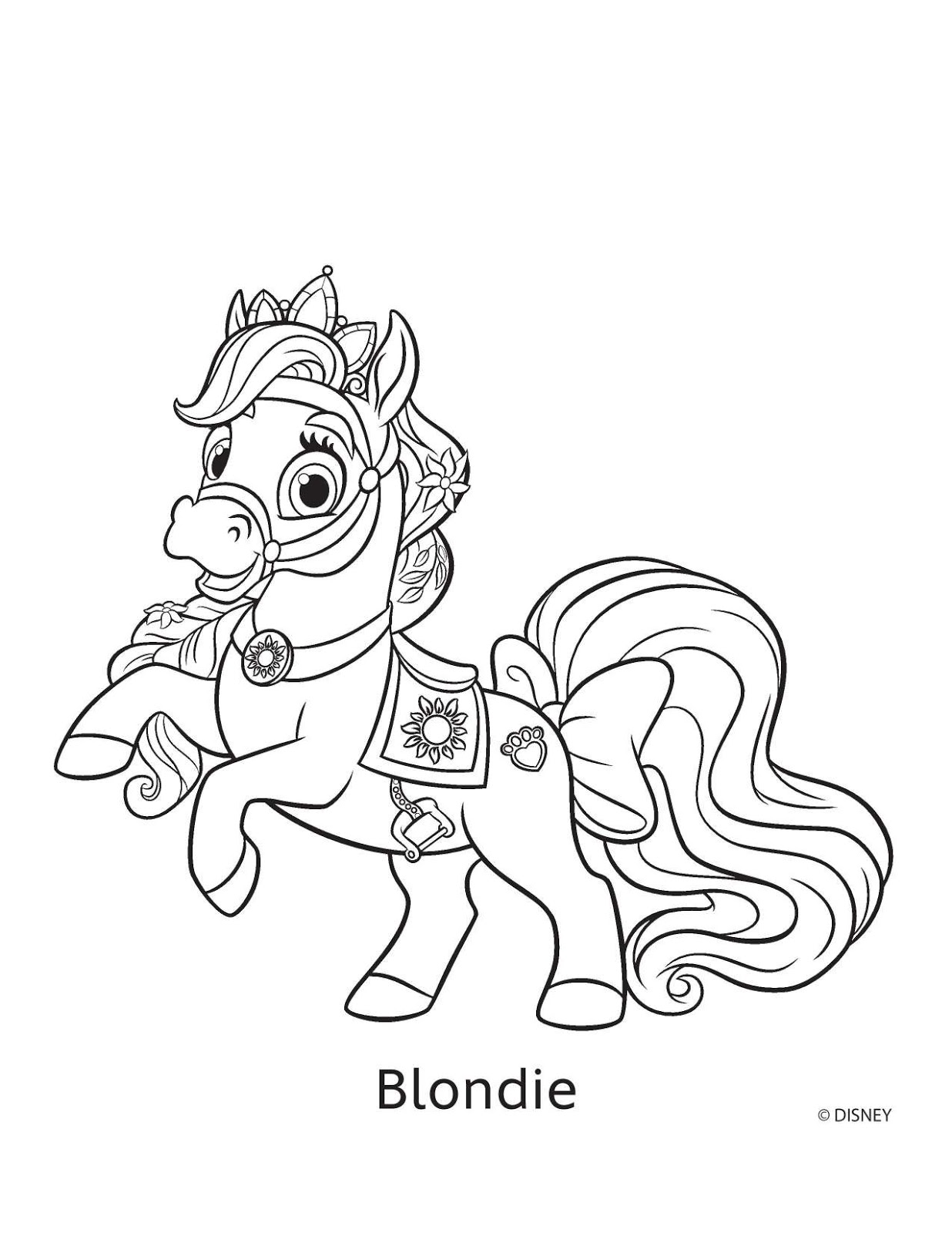 1236x1600 Palace Pets Coloring Pages Horses