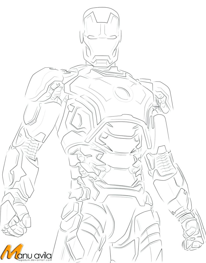 791x1010 Iron Man 3 Drawing Mark Image Information Best Of Coloring Pages