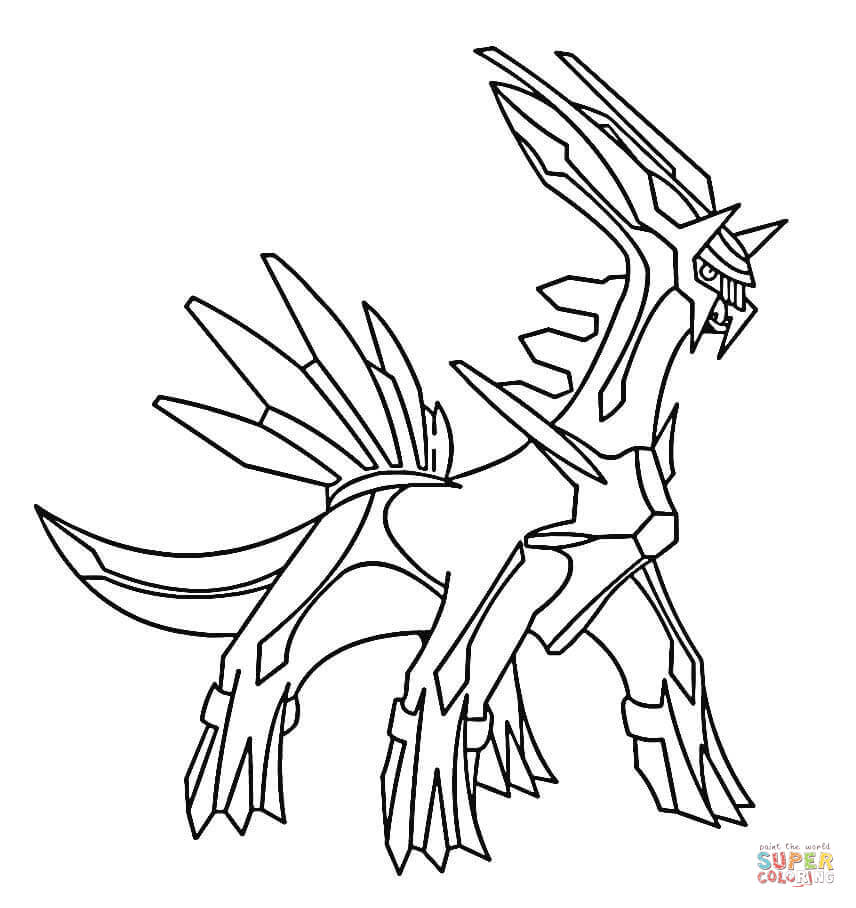 856x908 Dialga Coloring Page Free Printable Coloring Pages