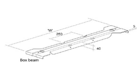 438x258 Pallet Support Bars