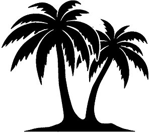 Palm Tree Beach Drawing at GetDrawings | Free download