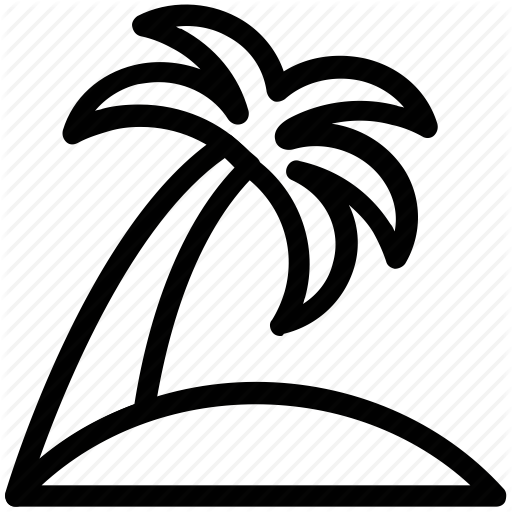 512x512 Arecaceae, Beach Tree, Coconut Tree, Palm, Palm Tree Icon Icon