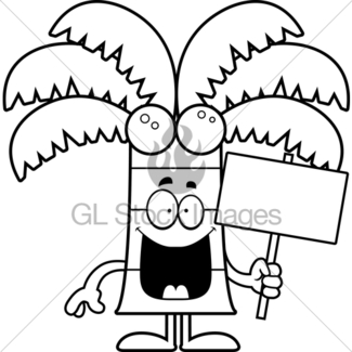 325x325 Palm Tree Drawing Gl Stock Images