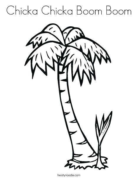 468x605 Palm Tree Coloring Pages Date Palm Tree Coloring Pages Line