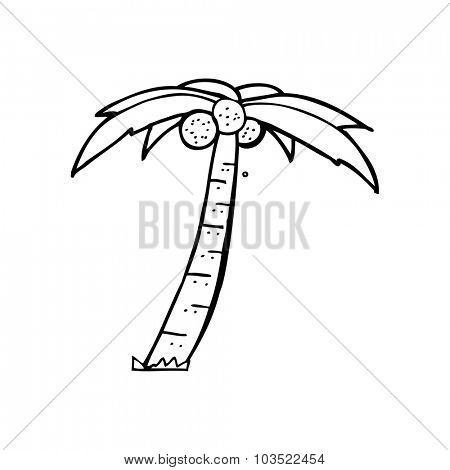 450x470 Palm Tree Drawing Cartoon