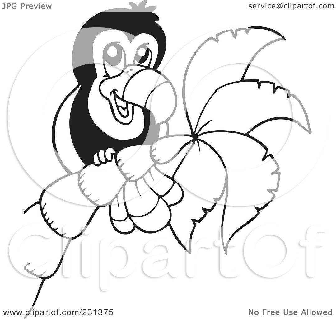 1080x1024 Royalty Free (Rf) Clipart Illustration Of A Coloring Page Outline