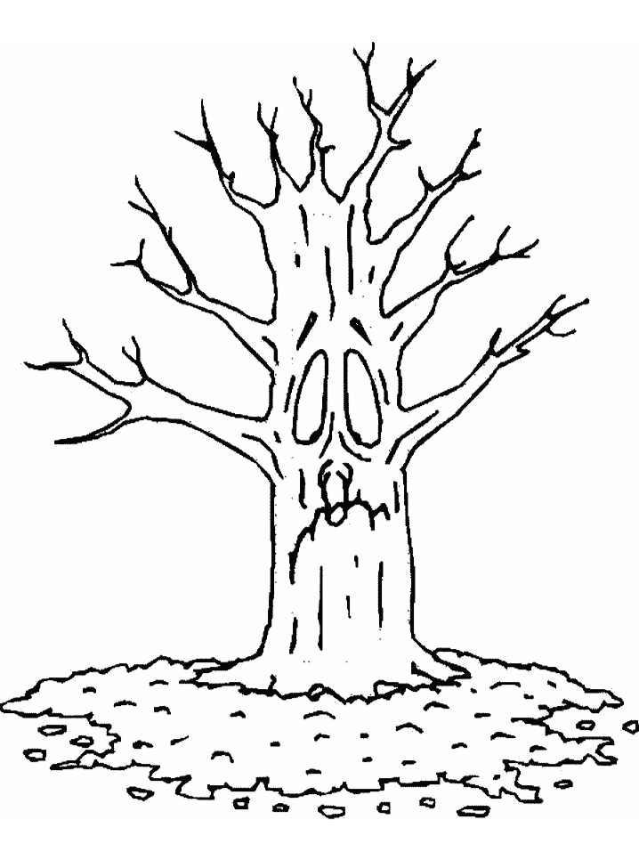 718x957 Printable Tree With No Leaves Keep Healthy Eating Simple