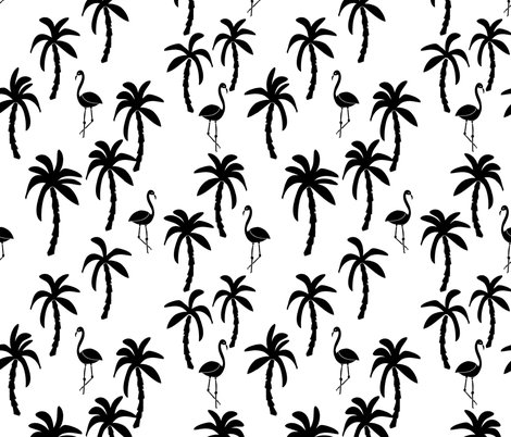470x402 Palm Tree Black And White Palms Palm Trees Palm Print Flamingo