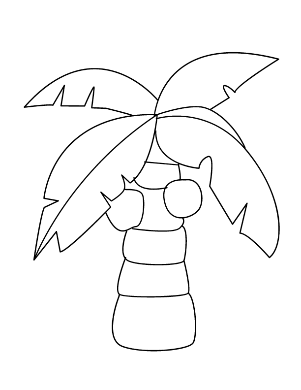 612x792 Cartoon Palm Tree Images