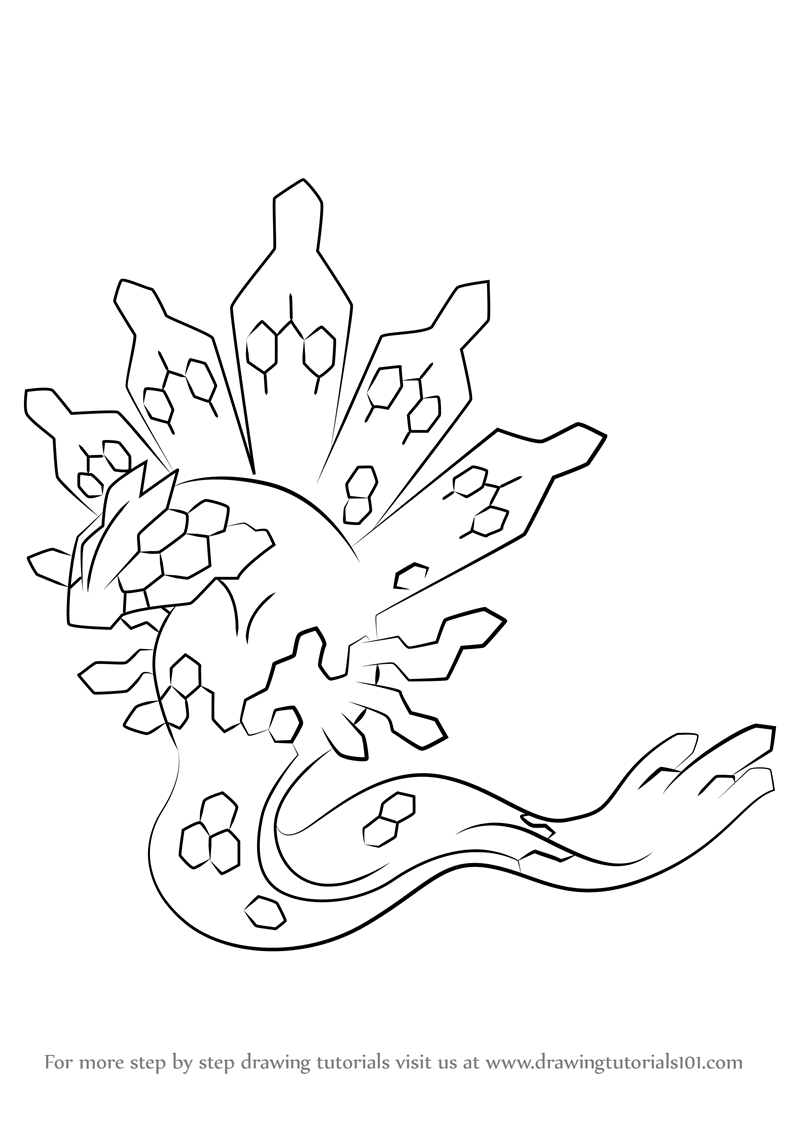 800x1131 Learn How To Draw Zygarde From Pokemon (Pokemon) Step By Step